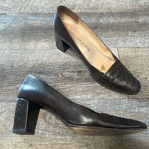 Vintage Bottega Veneta leather heels